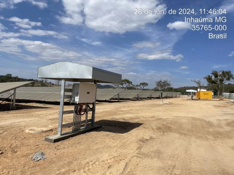 Abrigo para inversor solar no Mato Grosso