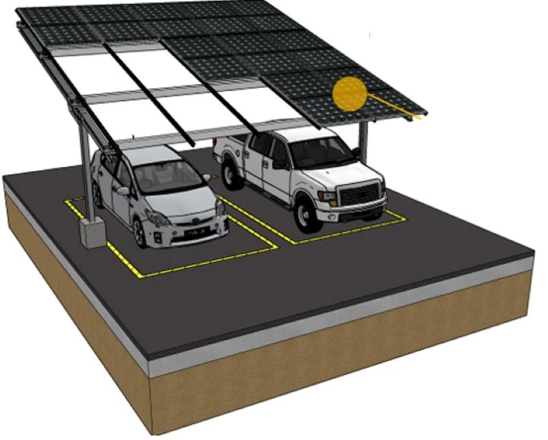 Estrutura para carport solar​