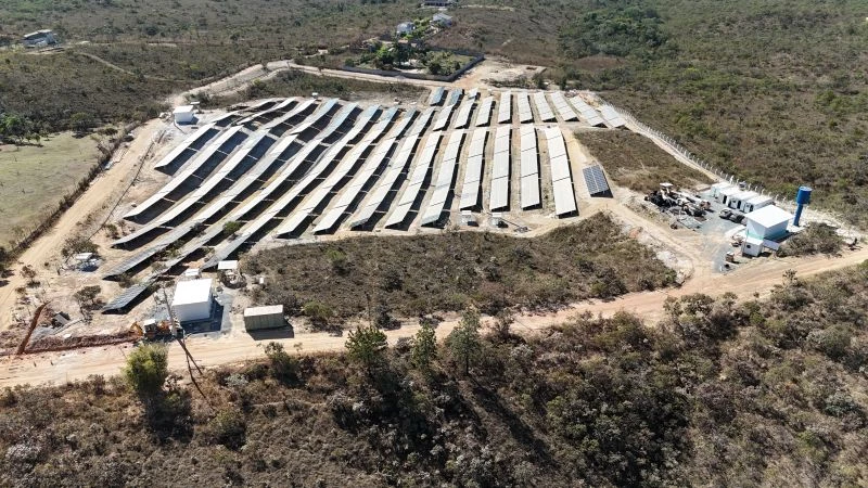 Estrutura fotovoltaica