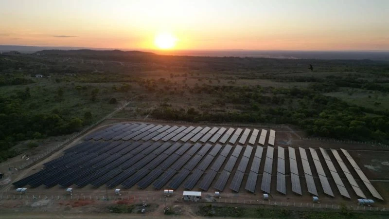Estrutura para placa solar na Bahia