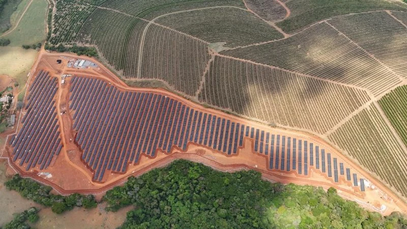 Estrutura de solo monoposte