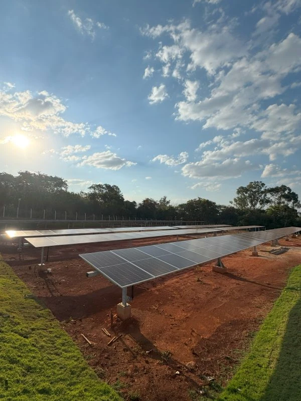 Seguidor solar tracker no Mato Grosso