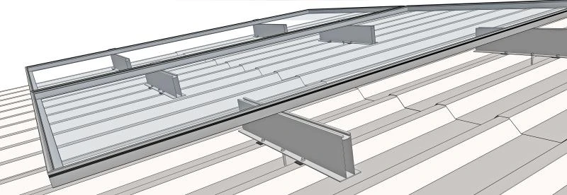 Suporte para painel solar telhado metálico em Goiás